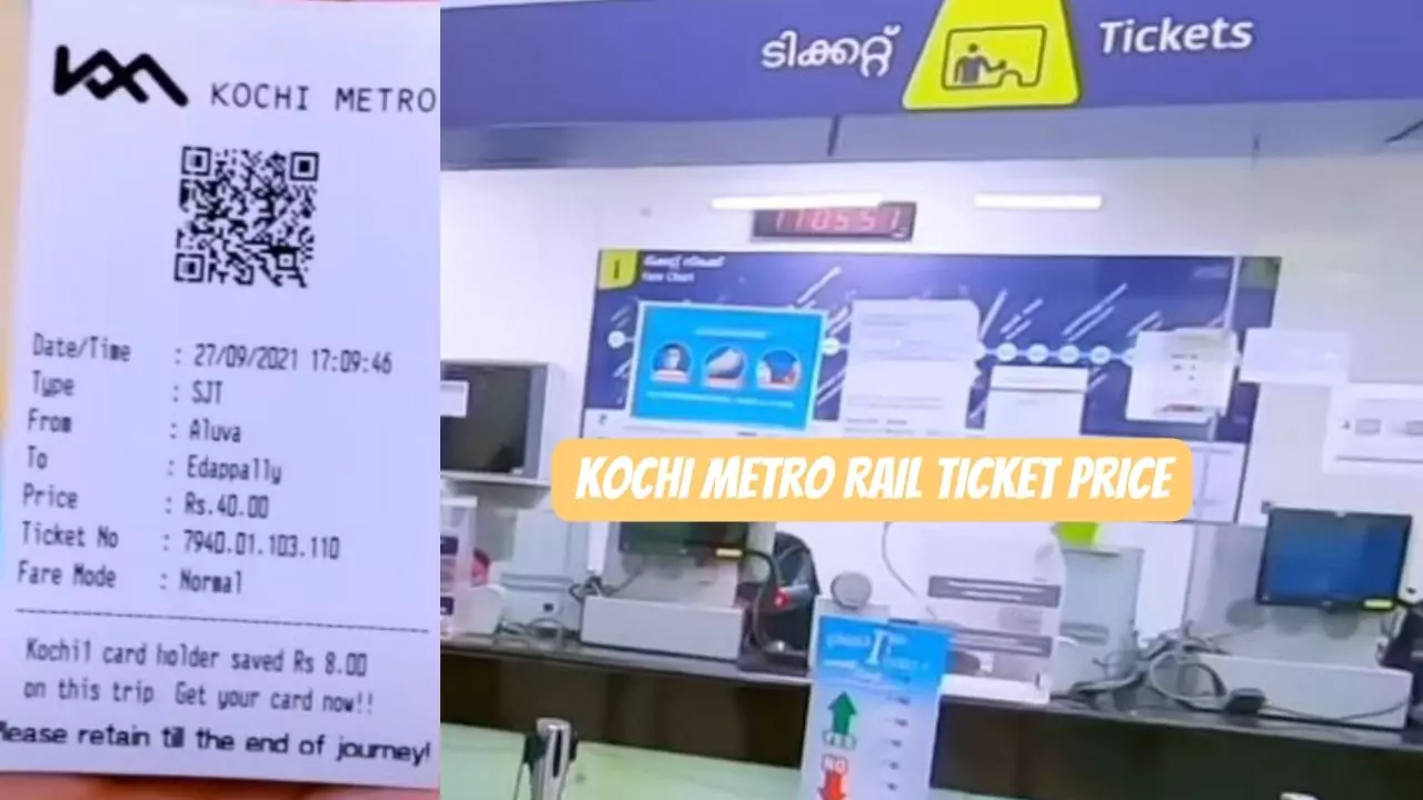 Kochi Metro Rail Ticket